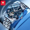OLEVS Skeleton Flywheel Automatic Mechanical Watch 1