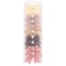 10 Pcs Kids Solid Color Ribbon Bow Hair Clips 8