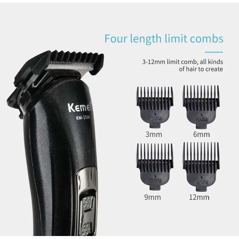 Kemei KM1506 3 In 1 Electric Shaver Hair Trimmer 2
