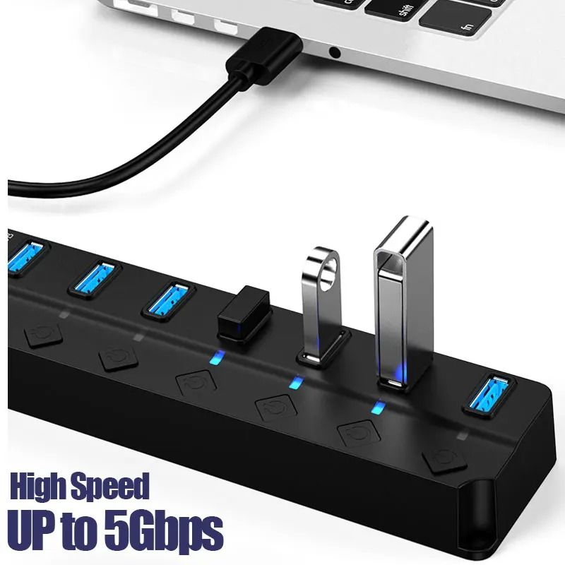 USB 30 Multi Port USB Splitter Hub 3