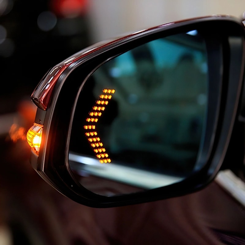 Car LED Rear View Mirror Arrow Panel Light 3