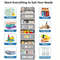 5 Shelf Hanging Storage Organizer Behind Door 1