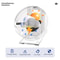 12CM Mini 3D Hologram Fan Projector 1