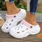 Chunky Platform Clogs Sandals Women Summer Soft Thick Bottom Beach Garden Shoes Non Slip Eva Wedge 8
