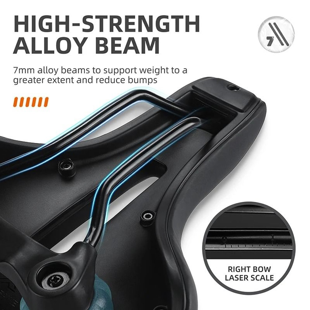 West Biking MTB Bike Bicycle Saddle Rail Hollow Breathable Absorption Rainproof Comfortable Sponge 3