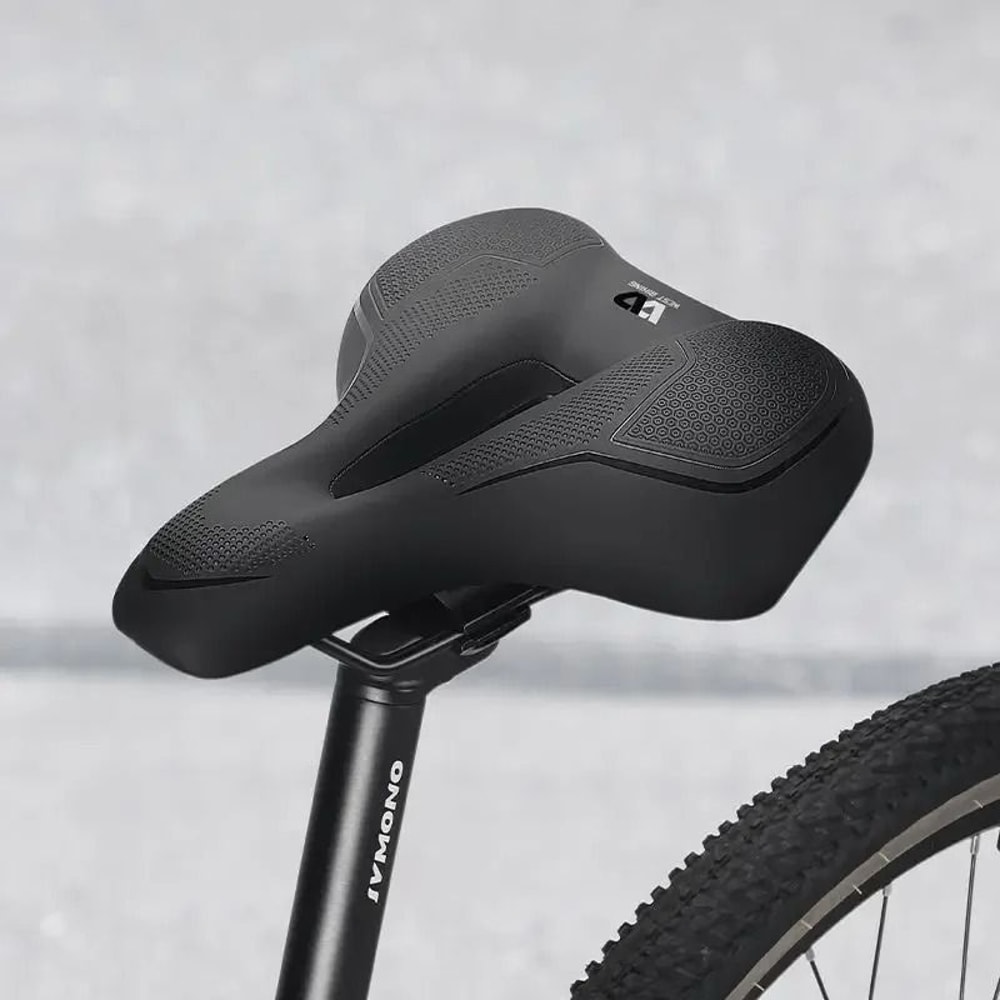 West Biking MTB Bike Bicycle Saddle Rail Hollow Breathable Absorption Rainproof Comfortable Sponge 5