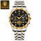 Poedagar Luxury Mens Chronograph Stainless Steel Waterproof Quartz Watch 7