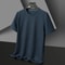 Mens Summer Waffle Knit Round Neck Short Sleeve T Shirt 12