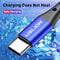 USLION 5A USB Type C Fast Charging Cable For Samsung Xiaomi Mobile Phones 5