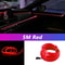 5M Car Interior LED Strip Light USB Flexible Decorative Ambient Lamp 7