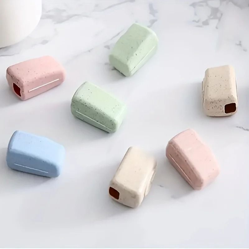 4 Piece Travel Toothbrush Head Cover Portable Protective Storage Box 2