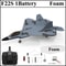 2024 F22S RC Airplane 24G 4 Channel Foam Warplane With LED And Gyroscope 11