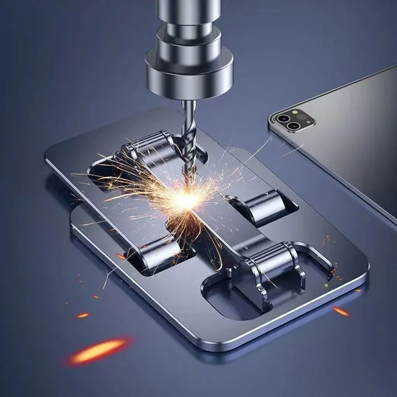 Portable Aluminum Alloy Tablet And Phone Stand Adjustable Mount 2