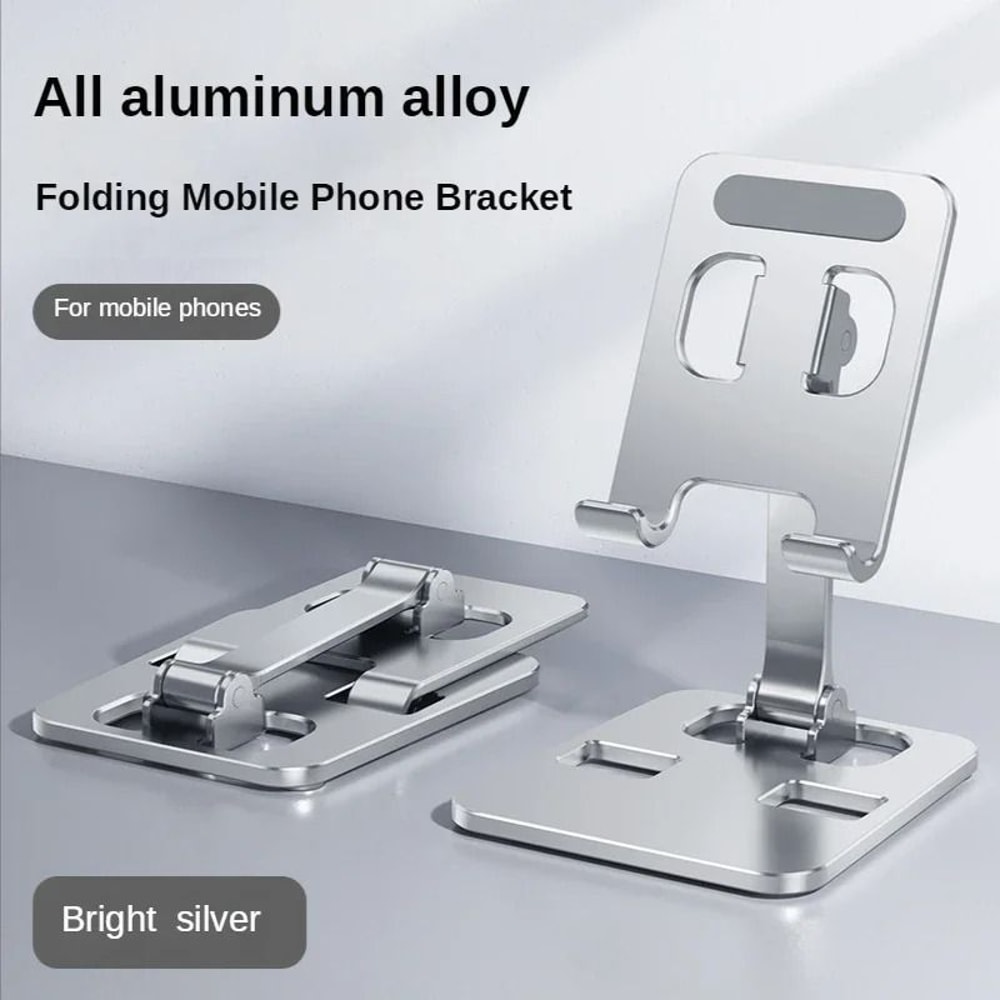 Portable Aluminum Alloy Tablet And Phone Stand Adjustable Mount 3