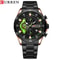 Curren Stainless Steel Mens Watch With Luminous Chronograph Dial 8