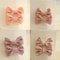 Handmade Fabric Hair Clips Full Coverage Bow Clips For Girls 6