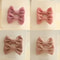Handmade Fabric Hair Clips Full Coverage Bow Clips For Girls 10