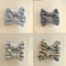 Handmade Fabric Hair Clips Full Coverage Bow Clips For Girls 13