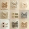 Handmade Fabric Hair Clips Full Coverage Bow Clips For Girls 23