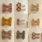 Handmade Fabric Hair Clips Full Coverage Bow Clips For Girls 24