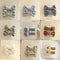 Handmade Fabric Hair Clips Full Coverage Bow Clips For Girls 26