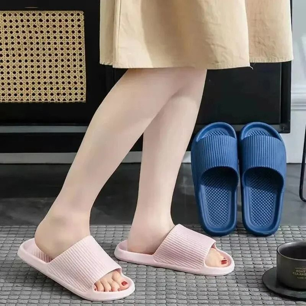 Soft Sole Massage Shower Shoes For Women Men Couples Waterproof Non Slip Slippers 2