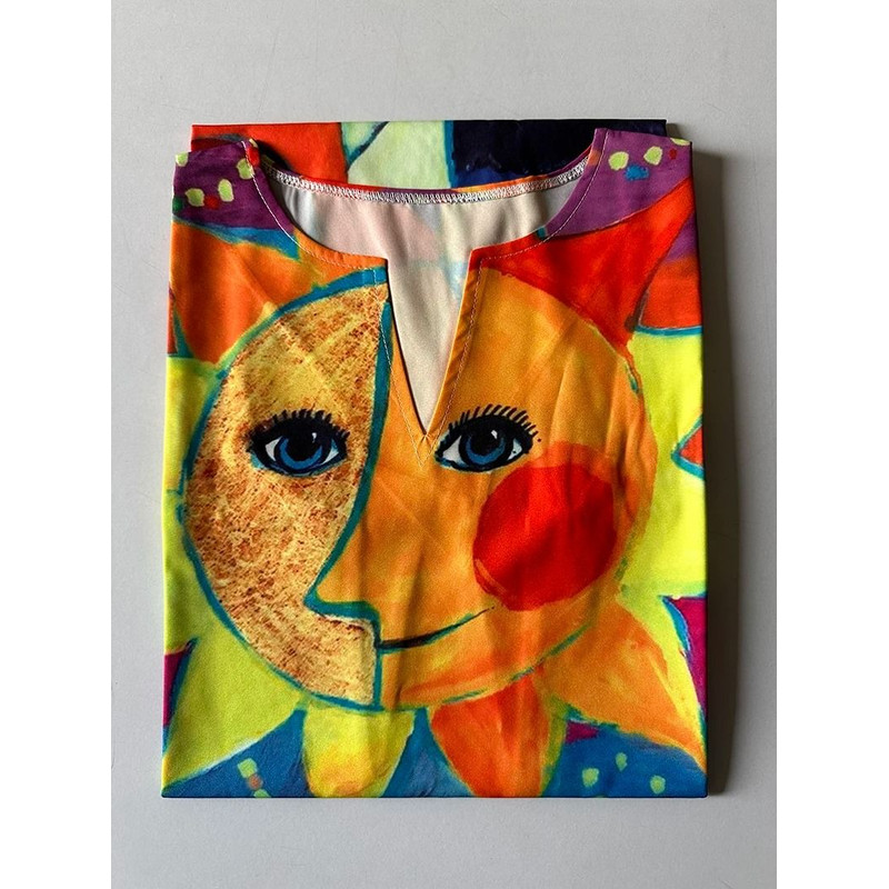 Womens V Neck Sleeveless Printed Maxi Dress Summer Fashion 2