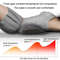 Electric Heated Waist Support Pad With Massage For Pain Relief And Better Sleep 2