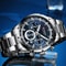 Curren Stainless Steel Chronograph Quartz Watch For Men With Water Resistant Design 3