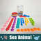 Montessori Animal Counting And Sorting Sensory Toy Set For Kids 12