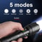 200000LM Tactical Flashlight Rechargeable With TypeC And Firestarter Feature 3