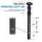 Tesno MTB Shock Absorber Dropper Seatpost With 50mm Manual Suspension 5