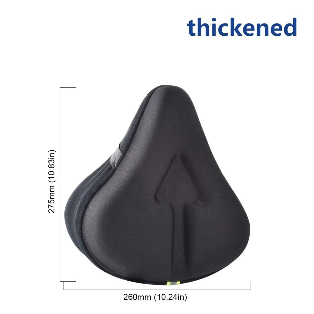 Electric Bicycle Saddle Seat Gel Cushion Soft Thickened Comfortable Breathable 9
