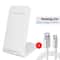 30W Dual Coil Wireless Charger Stand Fast Charging For IPhone And Samsung 8
