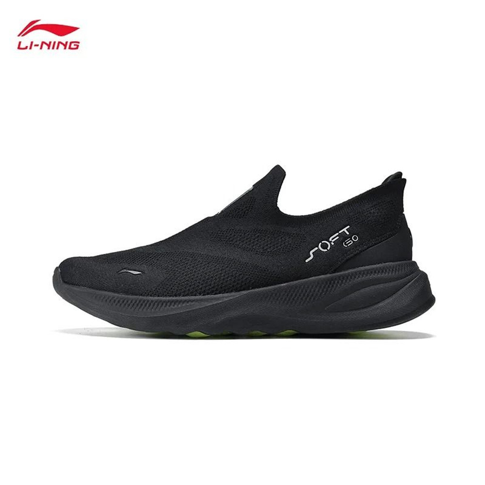 Li Ning Soft Go 2 Knit Slip On Mens Walking Shoes 1