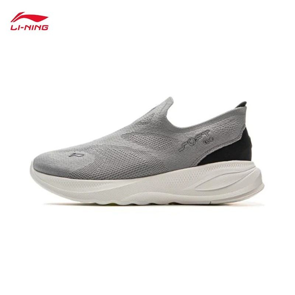 Li Ning Soft Go 2 Knit Slip On Mens Walking Shoes 14