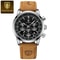 Poedagar Top Brand Men Quartz Watch Waterproof Luminous Chronograph Leather 7