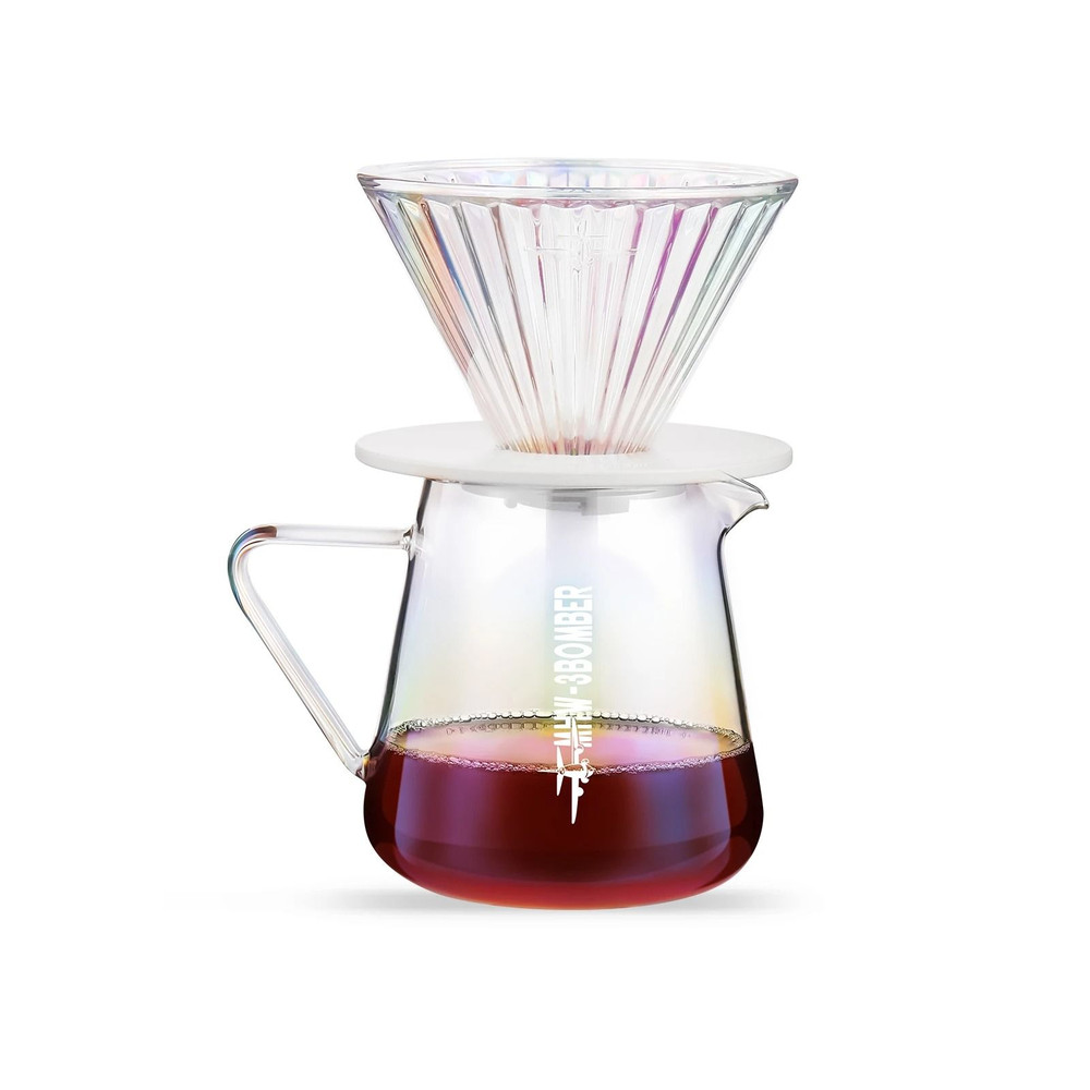 MHW 3BOMBER 500ml Glass Coffee Server Pour Over Brewer 10