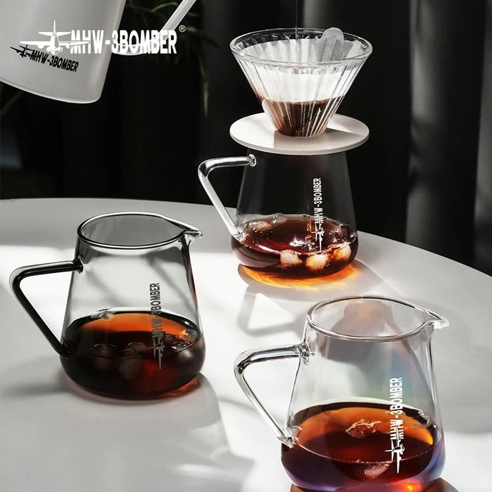 MHW 3BOMBER 500ml Glass Coffee Server Pour Over Brewer 2