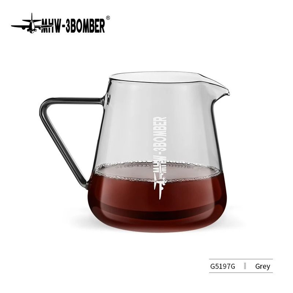 MHW 3BOMBER 500ml Glass Coffee Server Pour Over Brewer 8