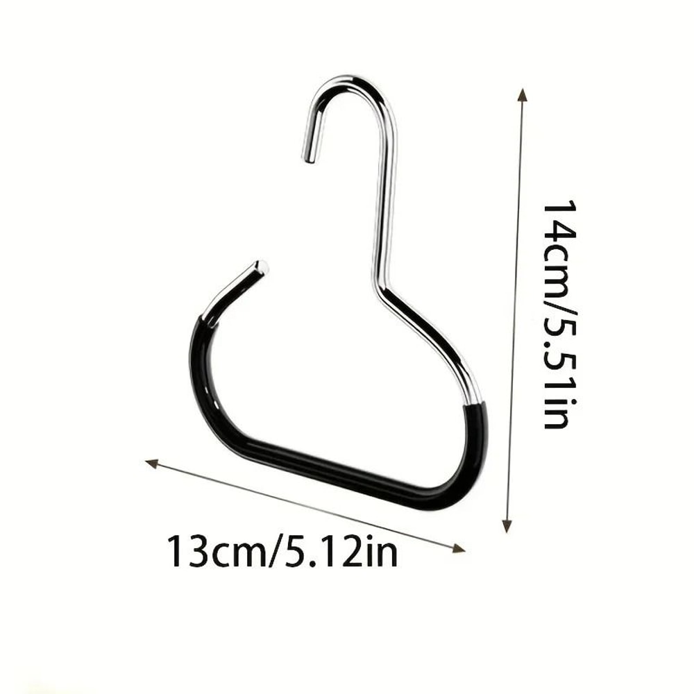 5 Piece Manganese Steel Round Hooks For Hats Ties Scarves And Bags 2
