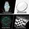 Poedagar High Quality Mens Quartz Watch Waterproof Luminous Date 2