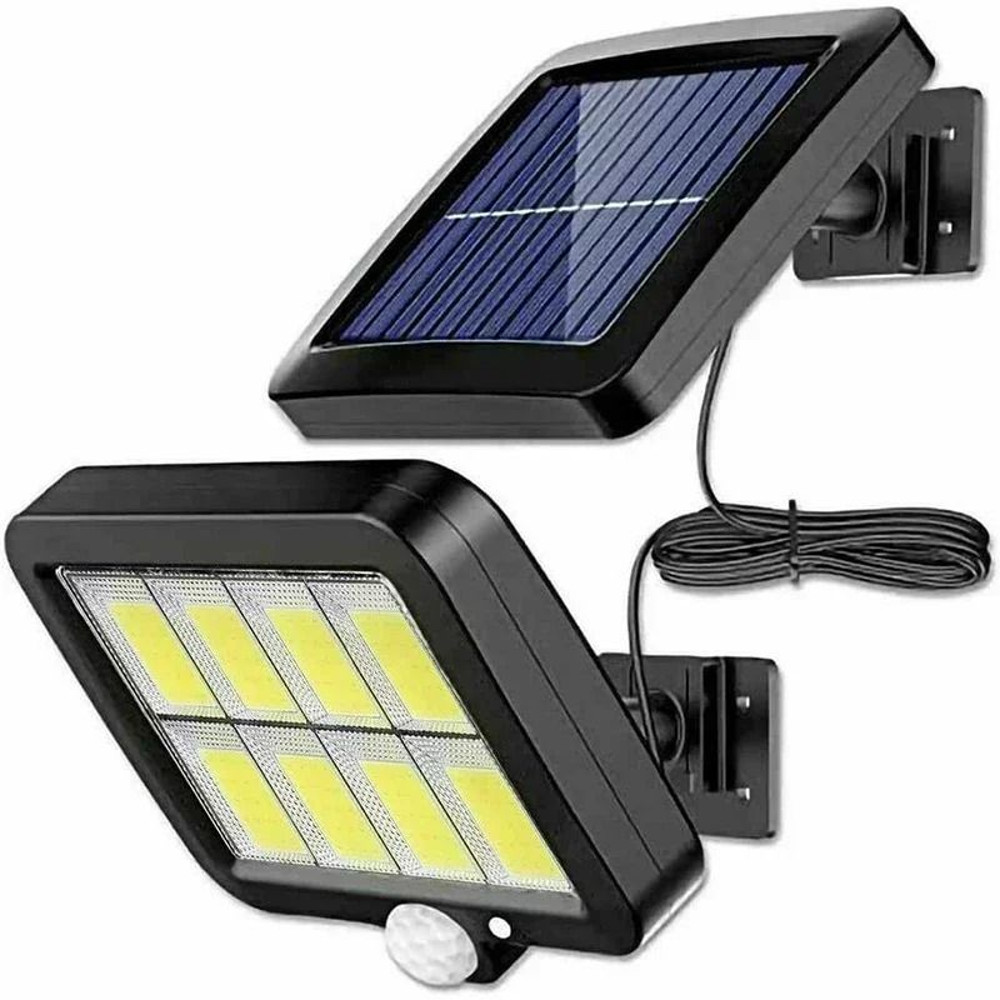 Solar Sensor Split Wall Lamp Waterproof Motion Garden Light With COB LEDs 9
