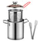 Stainless Steel Deep Frying Pot With Basket And Lid 7
