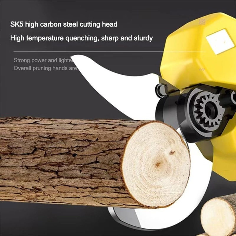 Brushless Electric Pruning Shears Cordless Garden Tool With LED Display 3