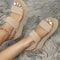 Women Minimalist Wedge Sandals Platform Ankle Strap Slingback 5