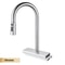 Luxury Gunmetal Brass LED Digital Display Kitchen Faucet Pull Out 9