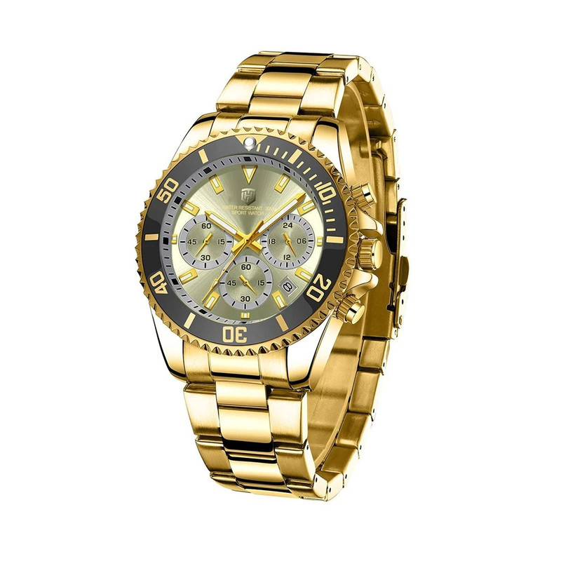 BIDEN Men Sports Chronograph Quartz Watch Waterproof 14