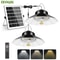 Solar Pendant Light With Motion Sensor LED Digital Display 7