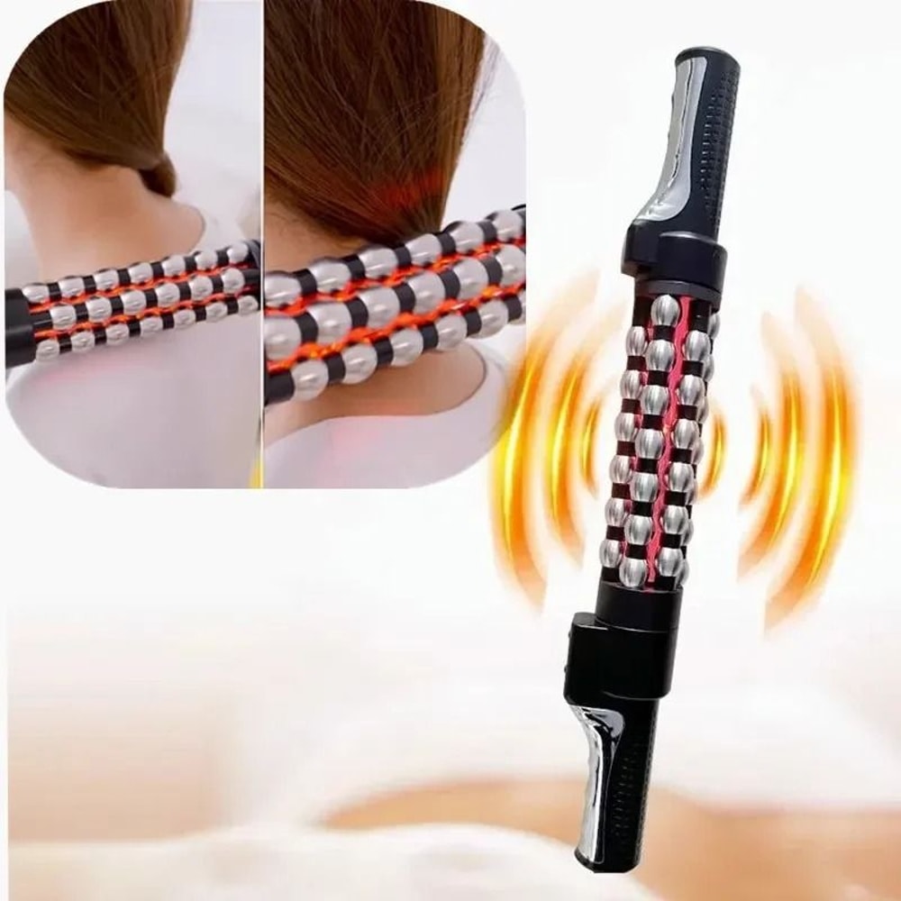 Electric Heating Massage Roller 360 Rotating Red Light Therapy 0